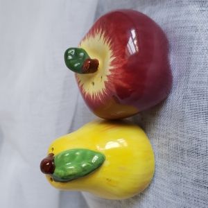 Vintage Mini Ceramic Salt & Pepper Shakers